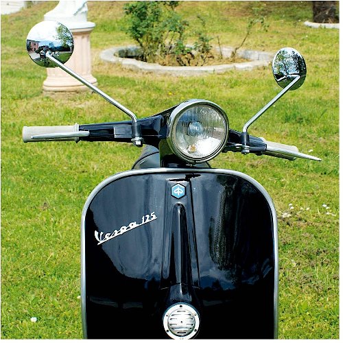 FAR Spiegel rechts,Chrom - PIAGGIO Vespa universal
