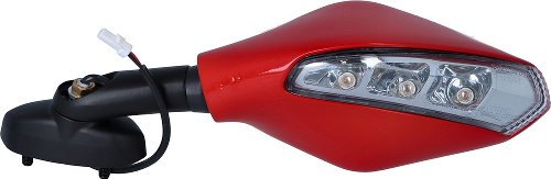 FAR Spiegel links mit LED rot - DUCATI Panigale 1299 959