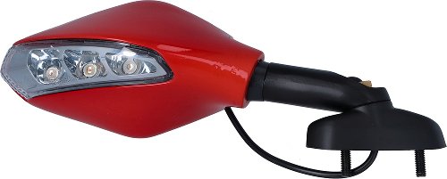FAR Spiegel rechts mit LED rot -DUCATI Panigale 1299 959