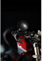 FAR Spiegel rechts, schwarz, Bar End mit Hebelschutz, 180mm