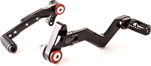 Gilles shift- and brakelever kit, black