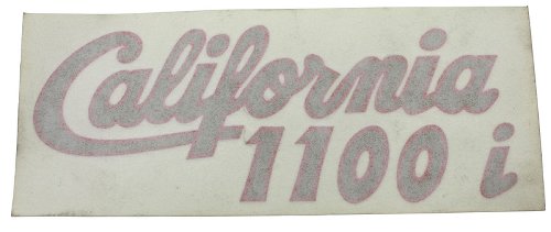 Moto Guzzi Side cover sticker gold/red - California 1100 i