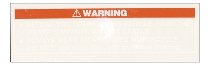 Moto Guzzi Tank sticker `warning` - Breva, Nevada, Griso,