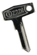 Moto Guzzi Ignition key blank, square - 350, 750 Nevada,