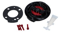 Evotech Tankdeckel, schwarz/rot, Ducati Panigale 1299 / V4