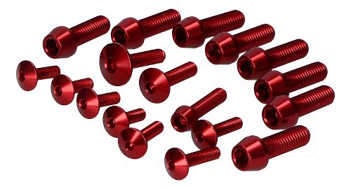 Evotech Frame screws, red - Ducati 1200 Multistrada / S