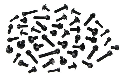 Evotech Panel screws, black - Ducati 821 Monster