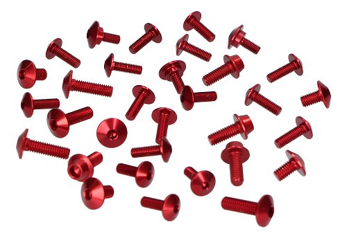 Evotech Panel screws, red - Ducati 848 / 1098 Streetfighter