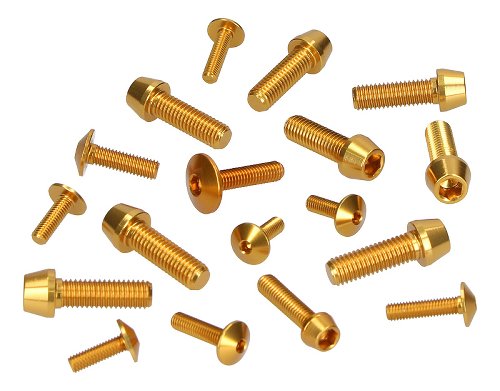 Evotech Frame screws, gold - Ducati 1200 Multistrada / S