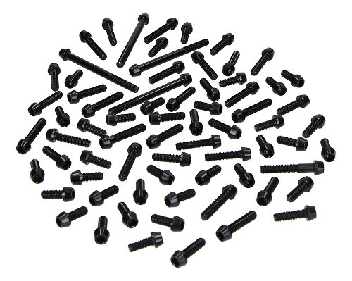 Evotech Engine screws, black - Ducati 749 / 916 / 996