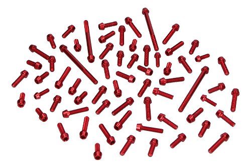 Evotech Engine screws, red - Ducati 749 / 916 / 996