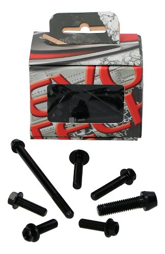 Evotech Engine screws, black - Ducati 821 Hypermotard / SP