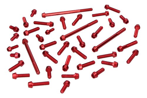 Evotech Engine screws, red - Ducati 600 Monster