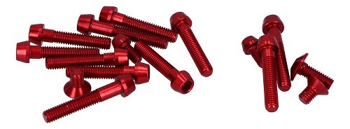 Evotech Engine screws, red - Ducati 1200 Monster / S