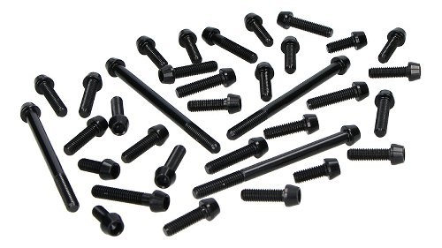 Evotech Engine screws, black - Ducati 1200 Multistrada