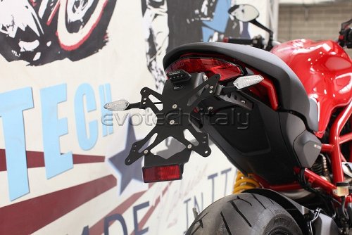 Evotech Kennzeichenhalter, schwarz - Ducati 939 Supersport,