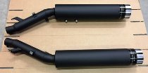 Mistral Silencer kit, exclusive, round, black, Euro4 - Moto