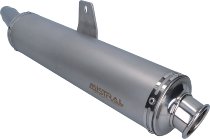 Mistral Silencer kit, round, stainless-steel, low, with