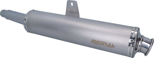 Mistral Silencer kit, round, stainless-steel, low, with