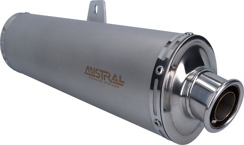 Mistral Silencer kit, oval, stainless-steel, low, with