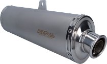 Mistral Silencer kit, oval, stainless-steel, low, with