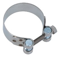 Mistral Exhaust clamp, stainless-steel, 48mm