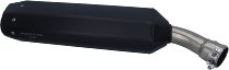 Mistral Silencer, exagon, mat black, with homologation -