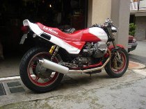 Mistral Auspuff-Satz, rund, VA, poliert, mit EG-ABE - Moto