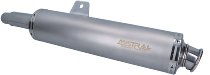 Mistral Silencer kit, round, stainless-steel, mat, low, with