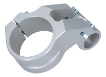 Ducati Clip-on clamps OH, silver LSL 50mm (pair)