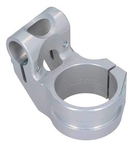 Ducati Clip-on clamps OH, silver LSL 50mm (pair)