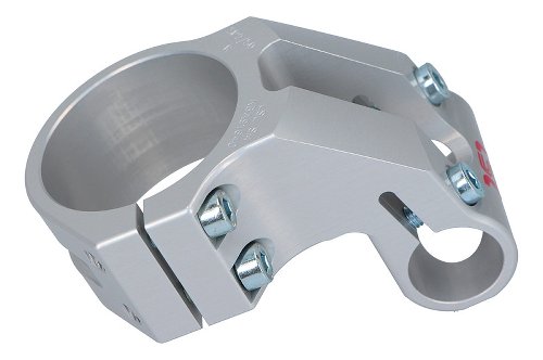 Ducati Clip-on clamps OH, silver LSL 50mm (pair)