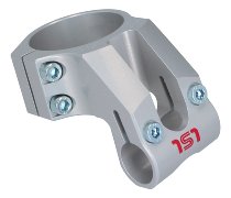 Ducati Clip-on clamps OH, silver LSL 50mm (pair)