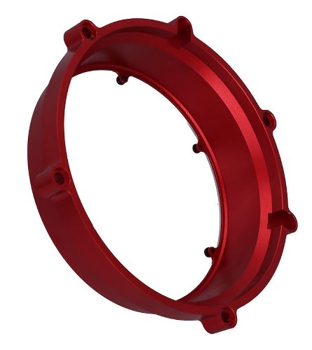Ducati Cubierta de acoplamiento roja transparente 45