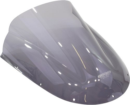 MRA Fairing screen, racing, grey, with homologation - Ducati