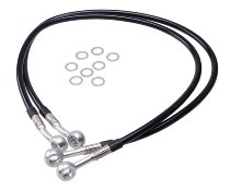 Spiegler Brake hose kit Ducati 900 SS/SL 91-98, black/silver