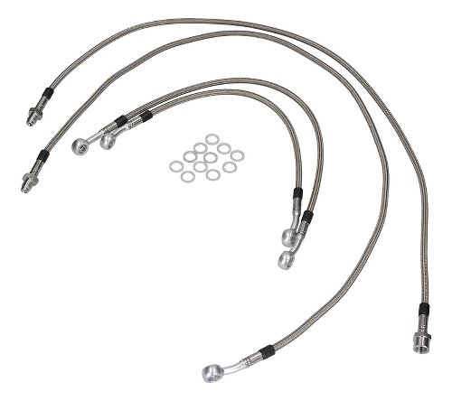 Spiegler Front brake hose kit, 4 pipes, w/o shrink hose,