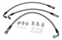 Fren Tubo oil cooler plumbings set, type 1 - Moto Guzzi V11