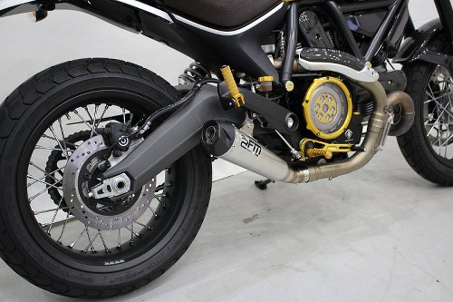 FM Auspuff Megaphon VA/gebürstet ohne ABE - Ducati 800