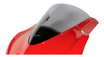 MRA Fairing screen, original shape, grey, with homologation