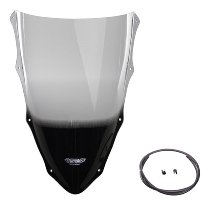 MRA Fairing screen, original shape, grey, with homologation