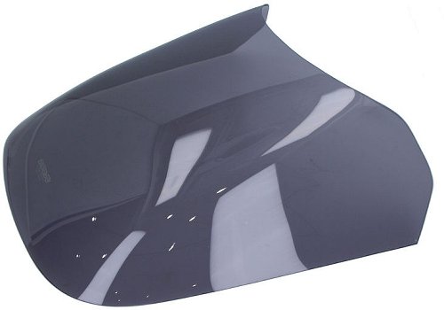 MRA Fairing screen, original shape, grey, with homologation,