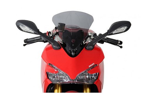 MRA Fairing screen, original shape, smoke grey, with