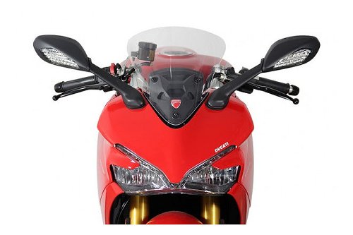 MRA Fairing screen, original shape, clear, with homologation