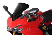 MRA Fairing screen with spoiler, black, with homologation -