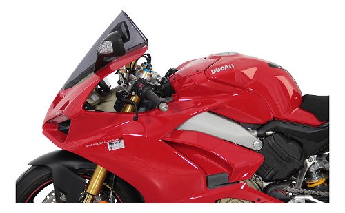 MRA Verkleidungsscheibe, Racing, grau, mit ABE - Ducati 955