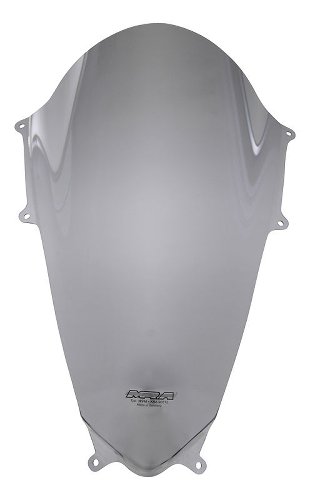 MRA Fairing screen, racing, grey, with homologation - Ducati