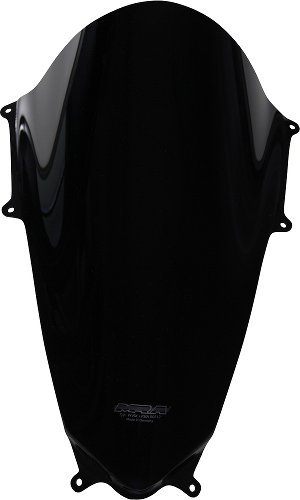 MRA Fairing screen, racing, black, with homologation -