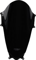 MRA Fairing screen, racing, black, with homologation -