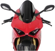 MRA Fairing screen, racing, black, with homologation -